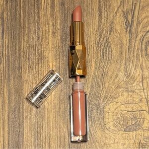 BB&W WANNABE matte Luxurious Nude Lipstick and gloss duo